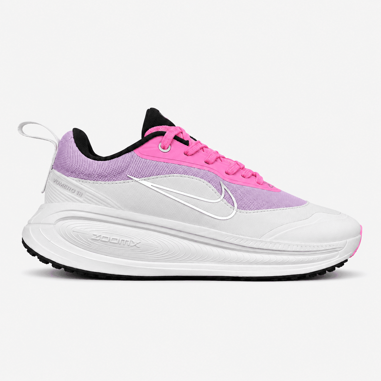 کتونی نایک وومرو 18 سفید صورتی Nike Vomero 18 Pink White — تصویر ۱۱
