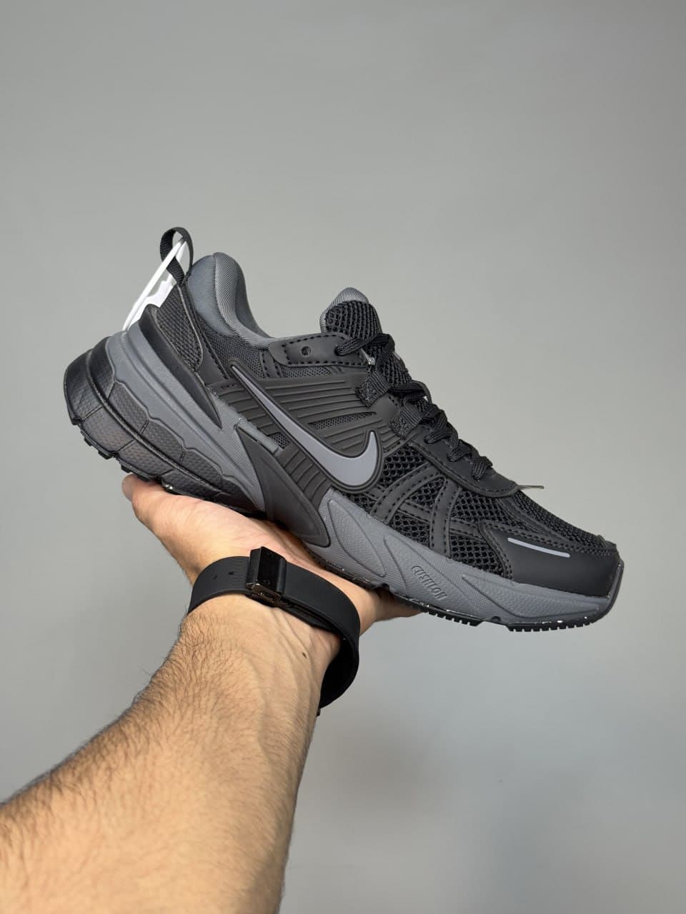 کتونی نایک وی تو کی ران مشکی طوسی Nike V2K Run Black Grey — تصویر ۷