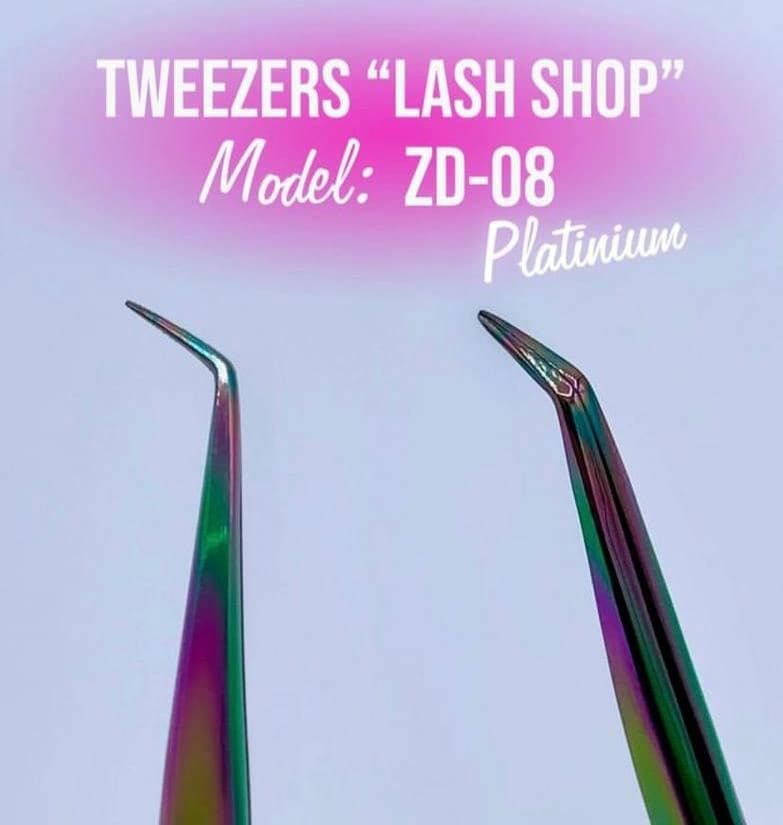پنس دست ساز لش شاپ کد ZD-08 — تصویر ۲