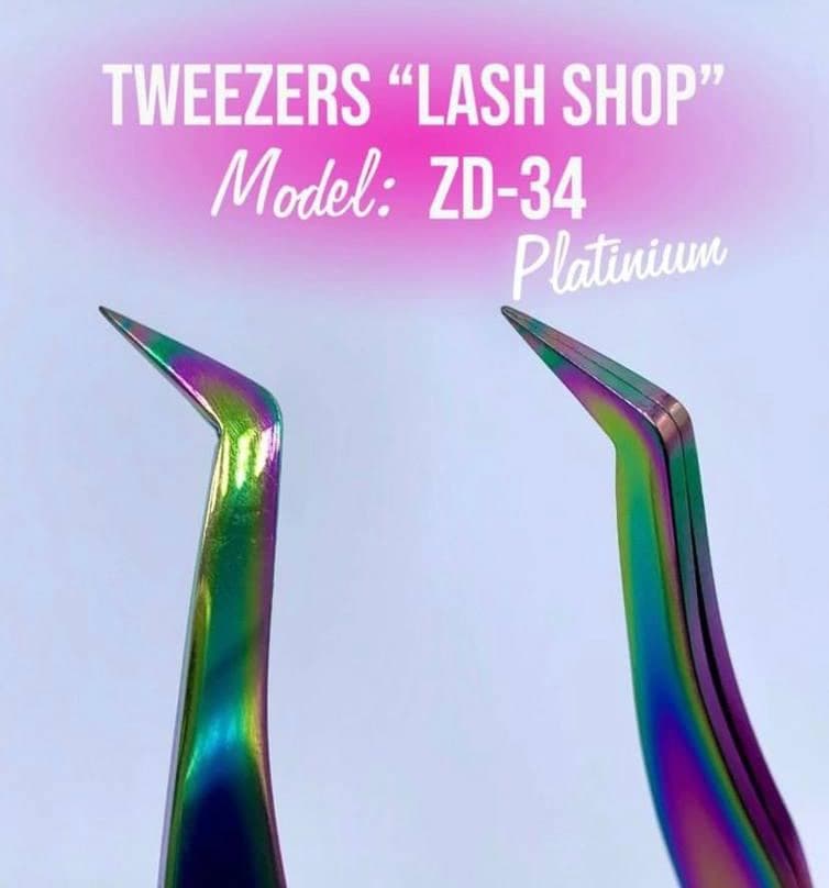 پنس دست ساز لش شاپ کد ZD-34 — تصویر ۲