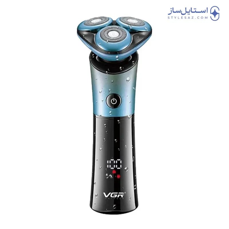 ریش تراش وی جی آر V-326 سه تیغ ضدآب — تصویر ۳