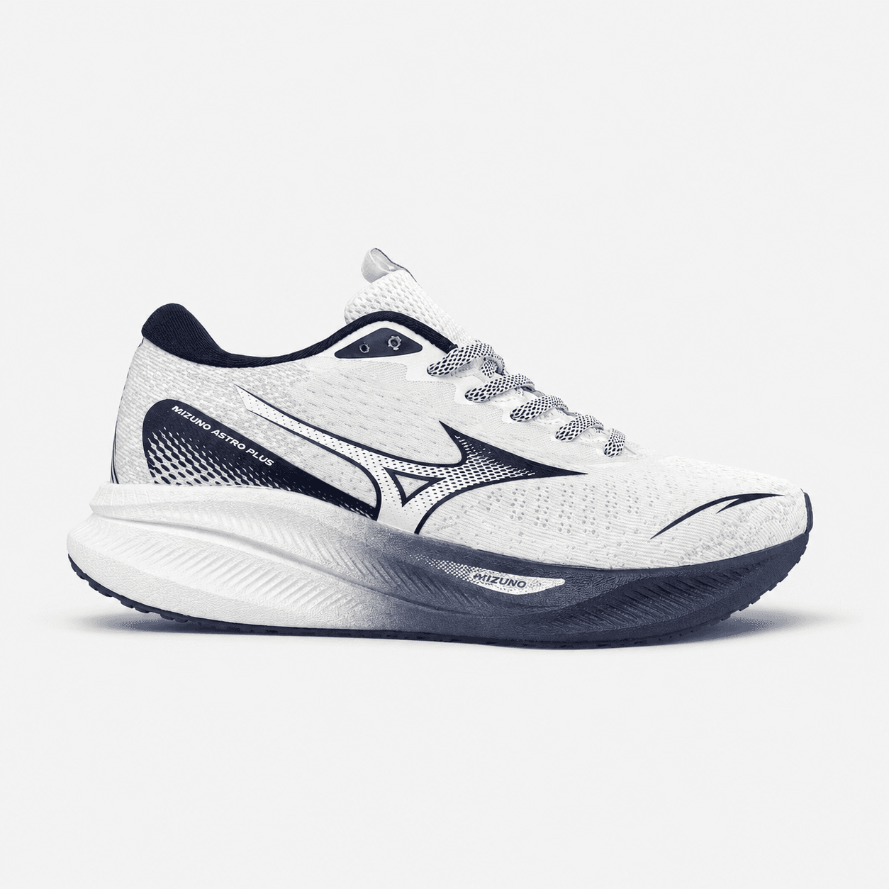 کتونی میزانو استرو پلاس سفید سرمه ای Mizuno Astro Plus Navy White — تصویر ۶