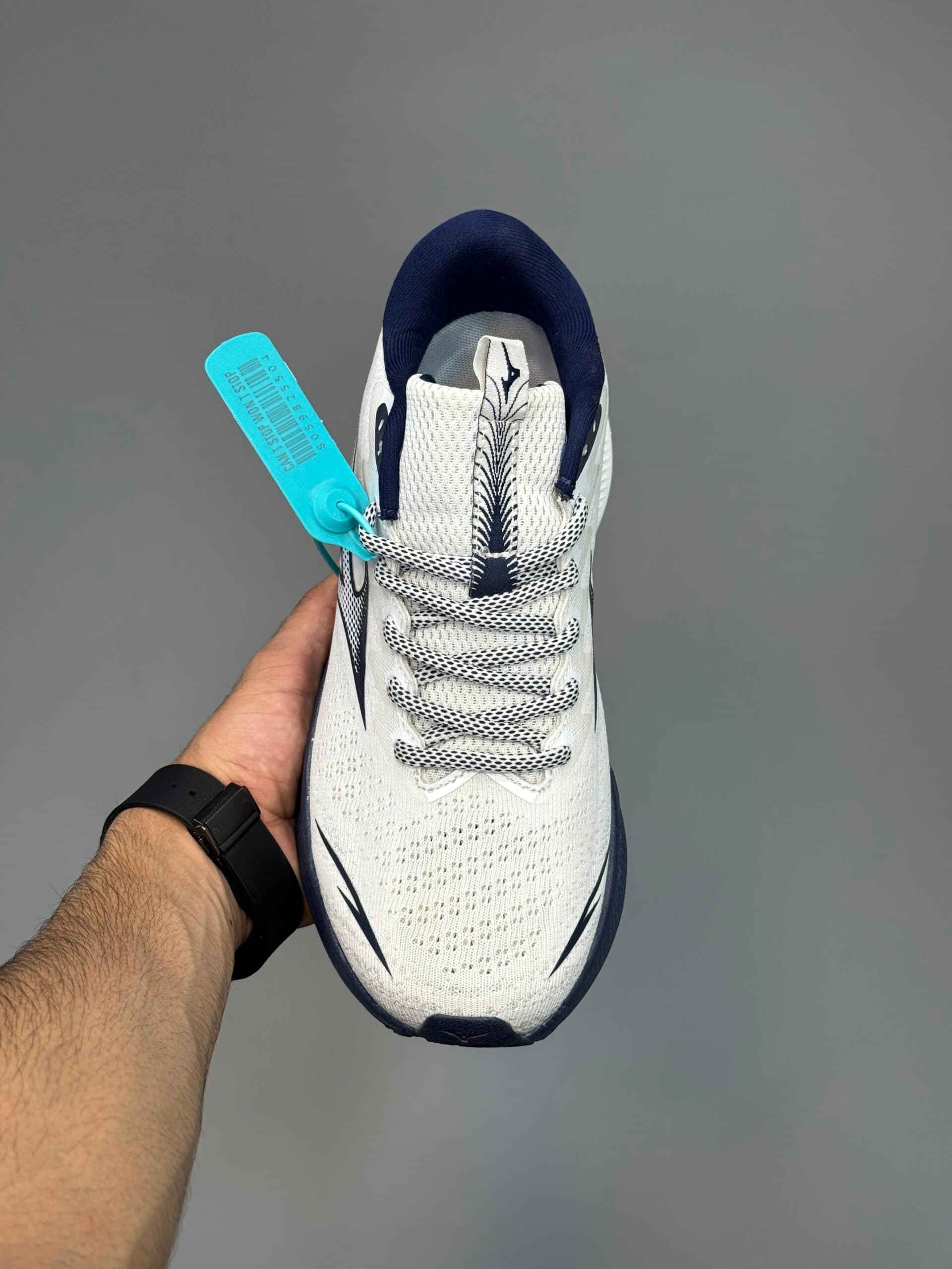 کتونی میزانو استرو پلاس سفید سرمه ای Mizuno Astro Plus Navy White — تصویر ۸