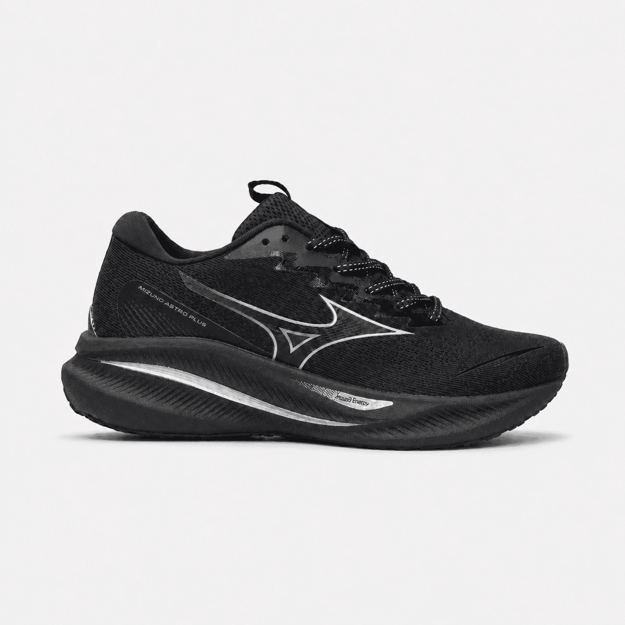 کتونی میزانو استرو پلاس Mizuno Astro Plus Black Black Silver — تصویر ۶