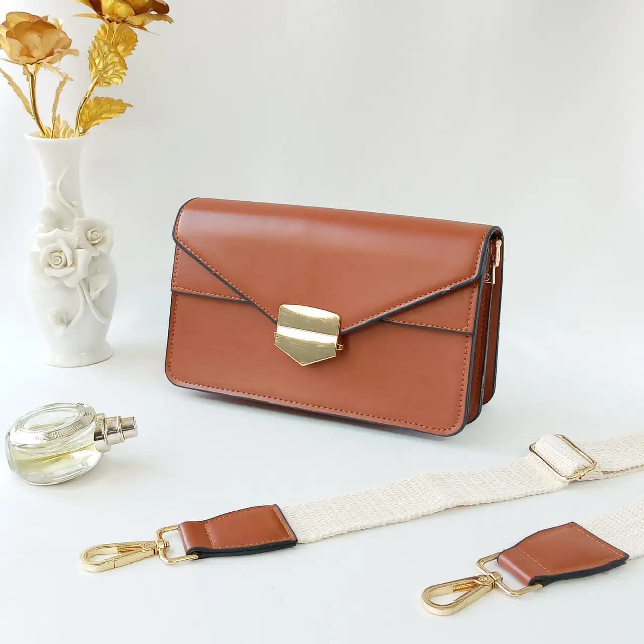 کیف دستی و دوشی زنانه زارا طرح مکنزی 2496 — تصویر ۸