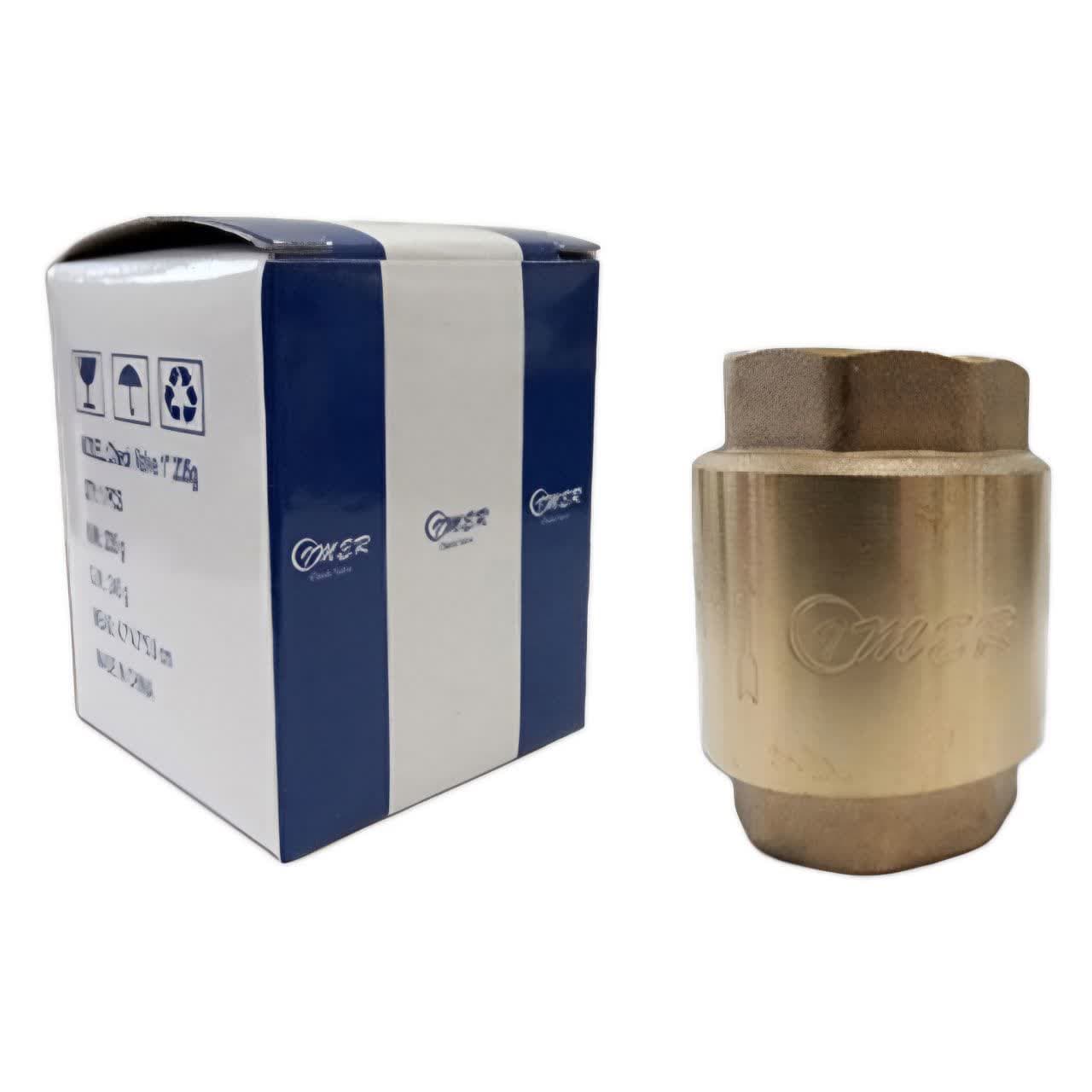 شیر یکطرفه برنجی یک اینچ ایمر — تصویر ۳