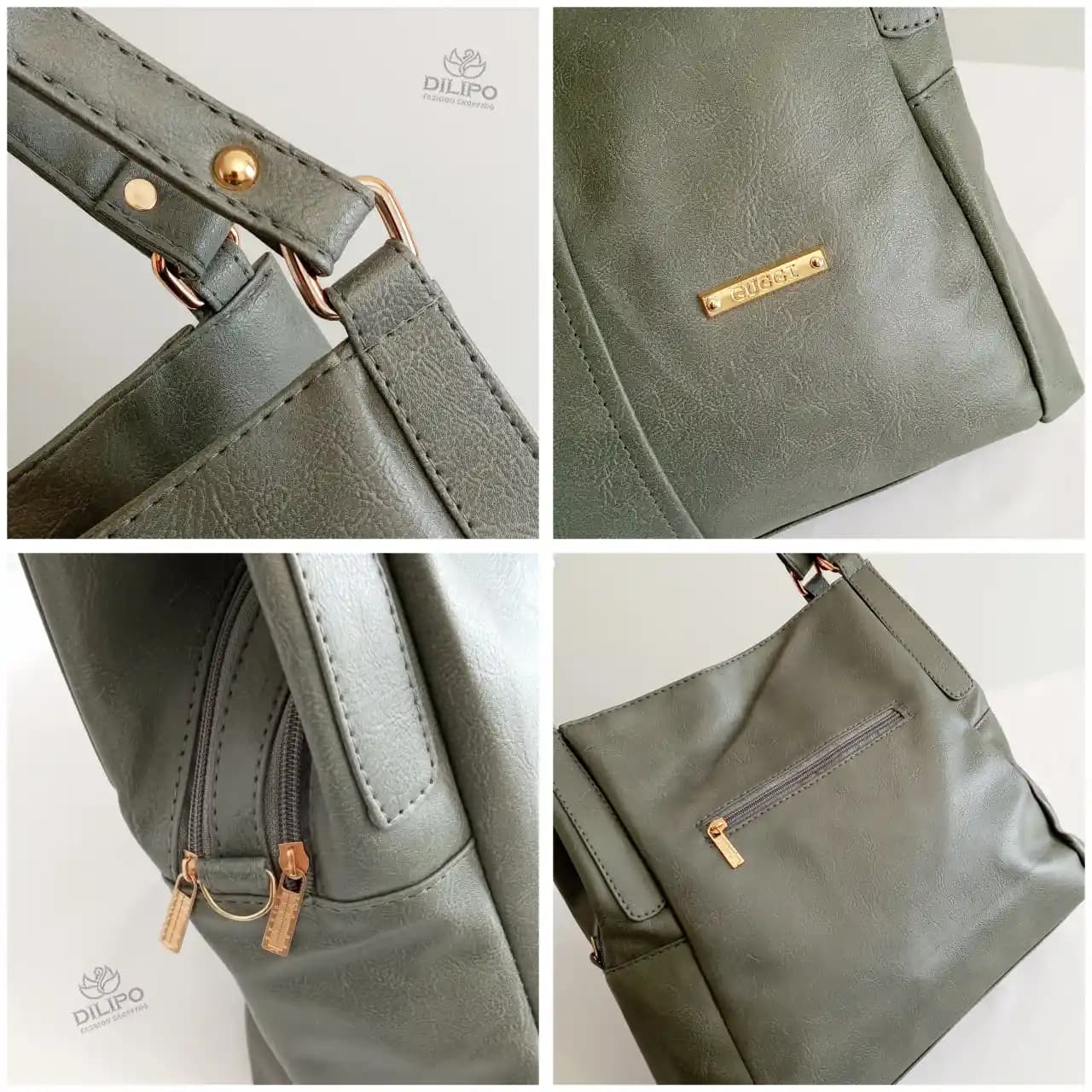 کیف دستی و دوشی سایز بزرگ دو خانه گریس 2452 — تصویر ۷