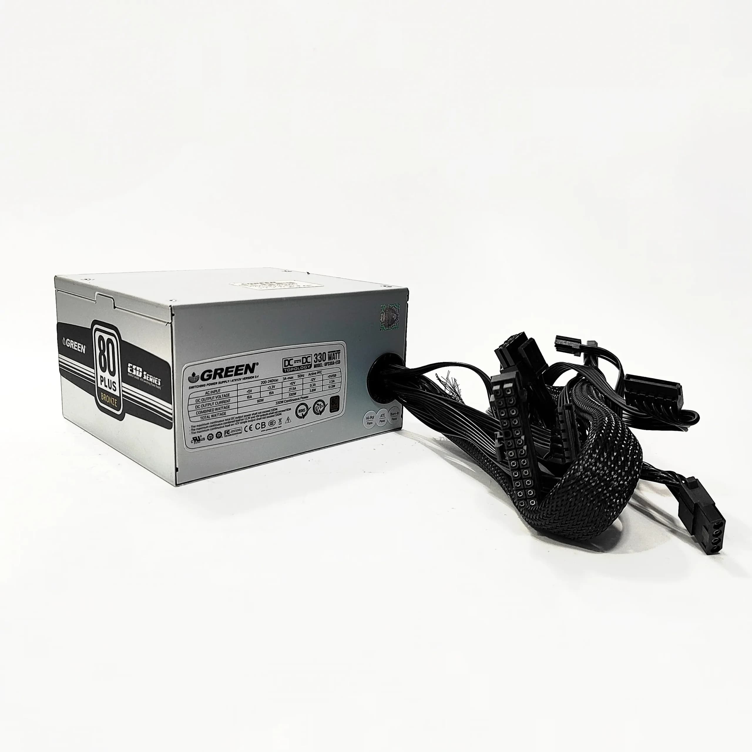 پاور 330w گرین مدل 80Plus-GP330A-esd غیر ماژولار (استوک)