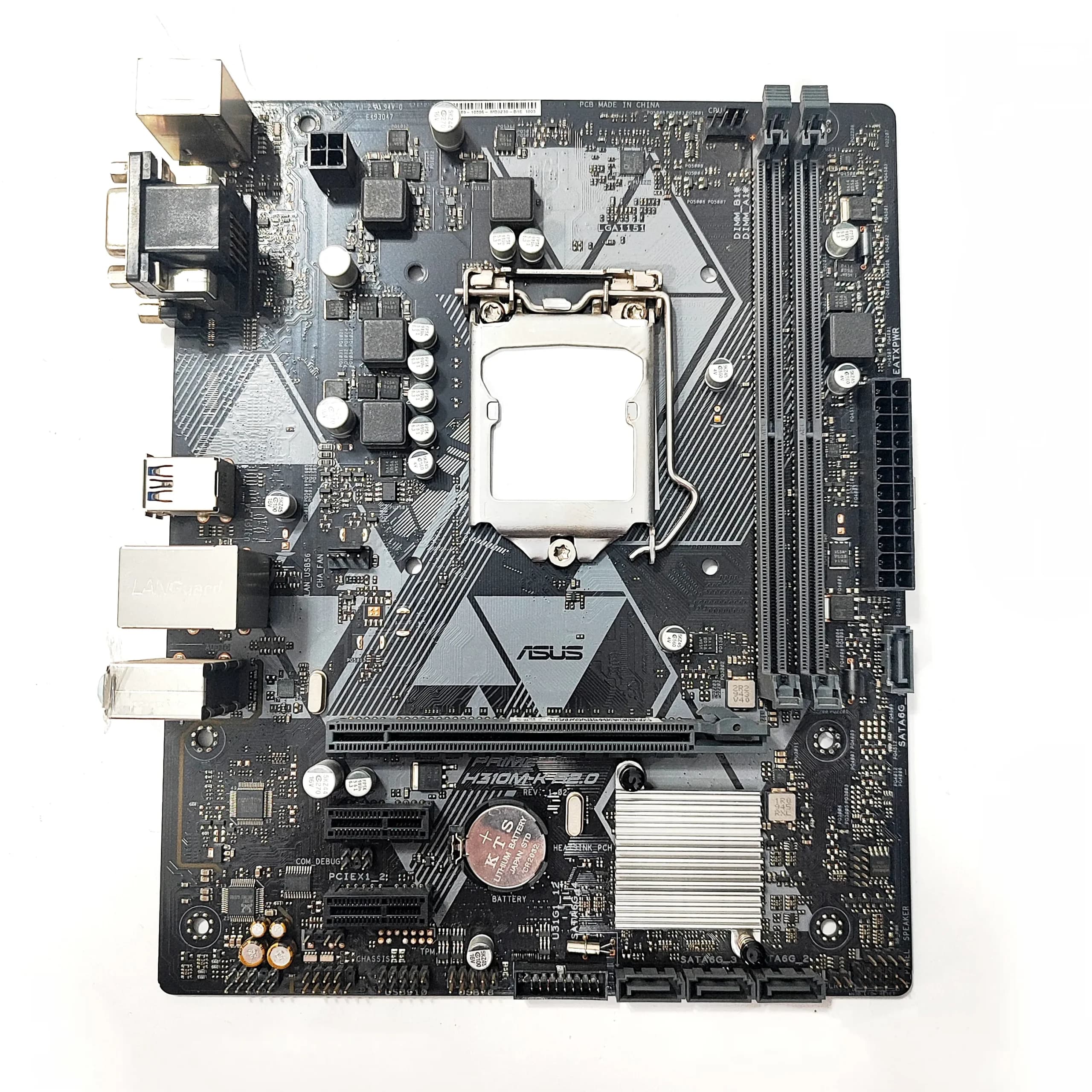 مادربرد Asus مدل H310m-k — تصویر ۴