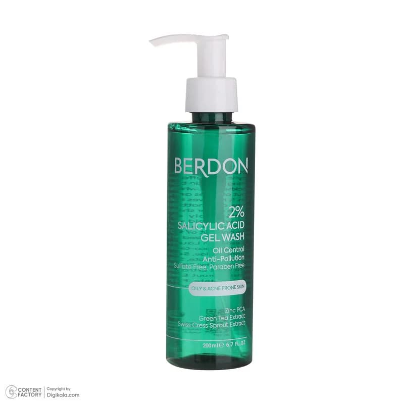 ژل شستشو صورت بردون مدل Salicylic Acid حجم 200 میلی لیتر — تصویر ۵