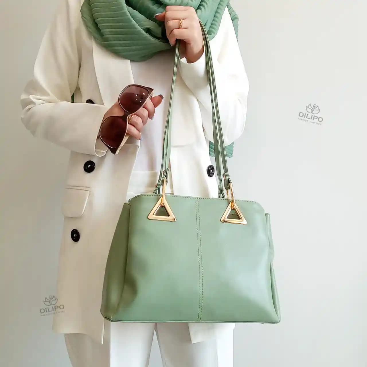 کیف دستی و دوشی سایز بزرگ دلسا 2425