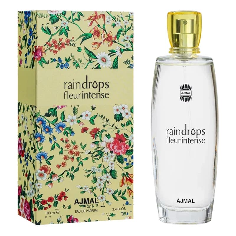 ادوپرفیوم زنانه اجمل مدل RAINDROPS FLEUR INTENSE با رایحه گرم حجم 100 میلی‌لیتر — تصویر ۲