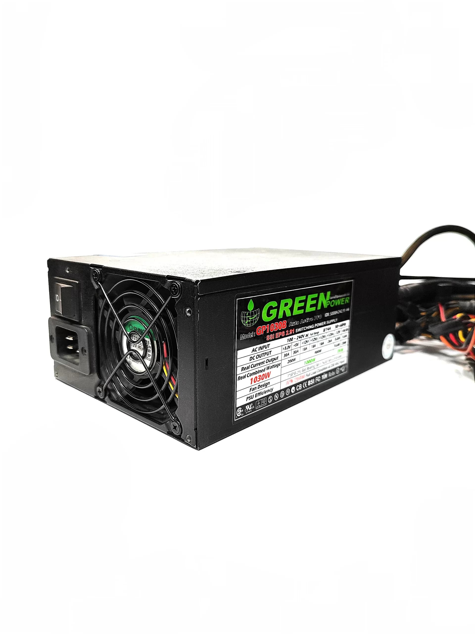 پاور کامپیوتر Power Green GP1030B 1030W — تصویر ۲
