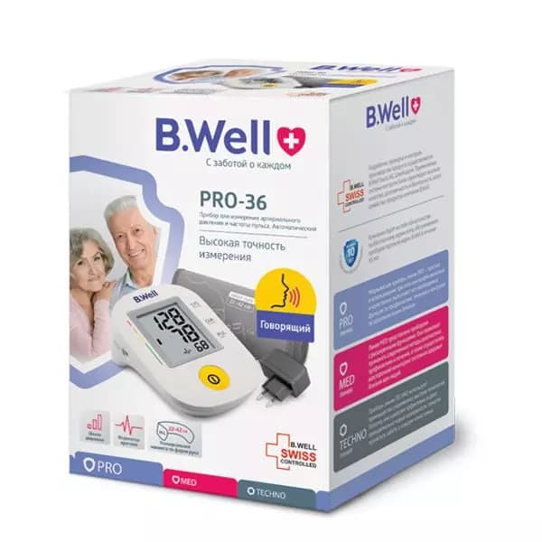 فشارسنج BWELL PRO36 با آداپتور — تصویر ۳