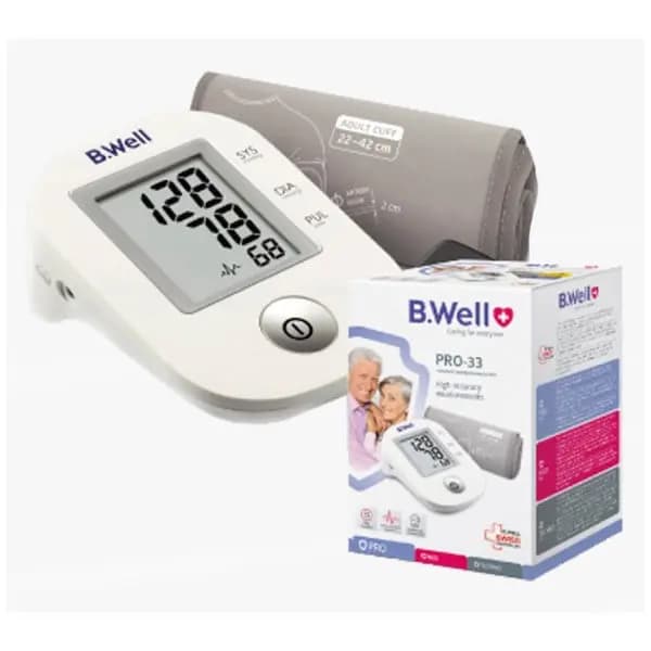 فشارسنج خودکار BWELL PRO33 با آداپتور — تصویر ۲