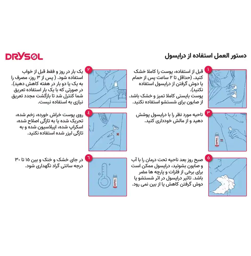ضد تعریق درایسول مدل اکسترا 35 ml — تصویر ۱۰