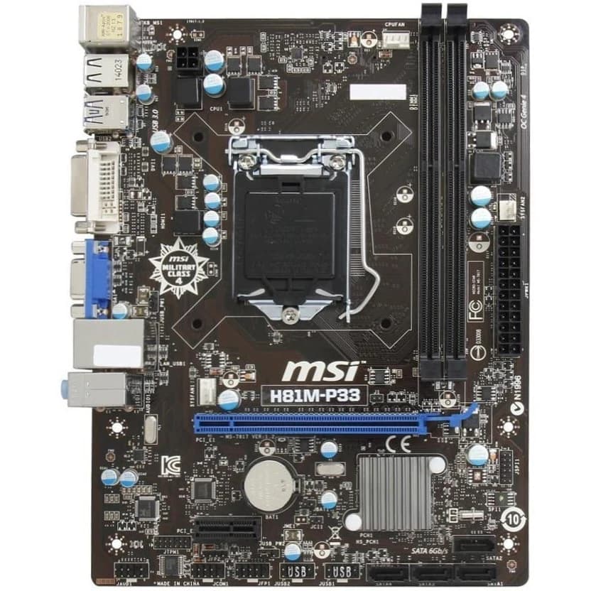 مادربرد ام‌اس‌آی مدل MSI H81M-P33 — تصویر ۵