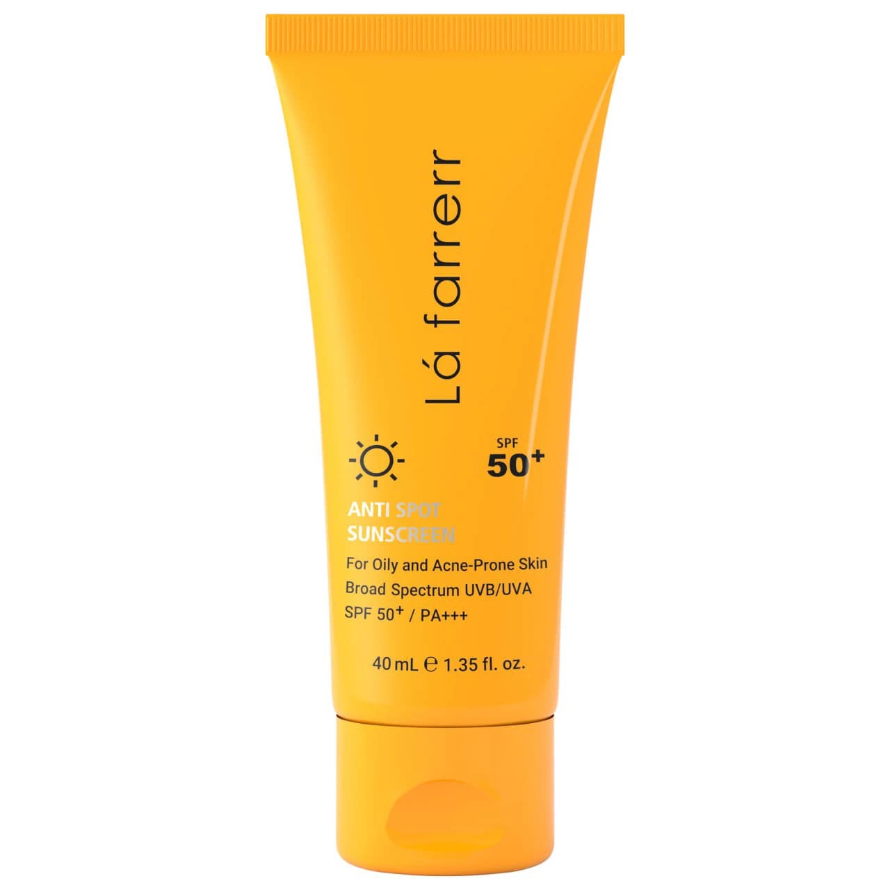 کرم ضد آفتاب و ضد لک بی رنگ مخصوص پوست های چرب و مستعد آکنه SPF 50 لافارر — تصویر ۵