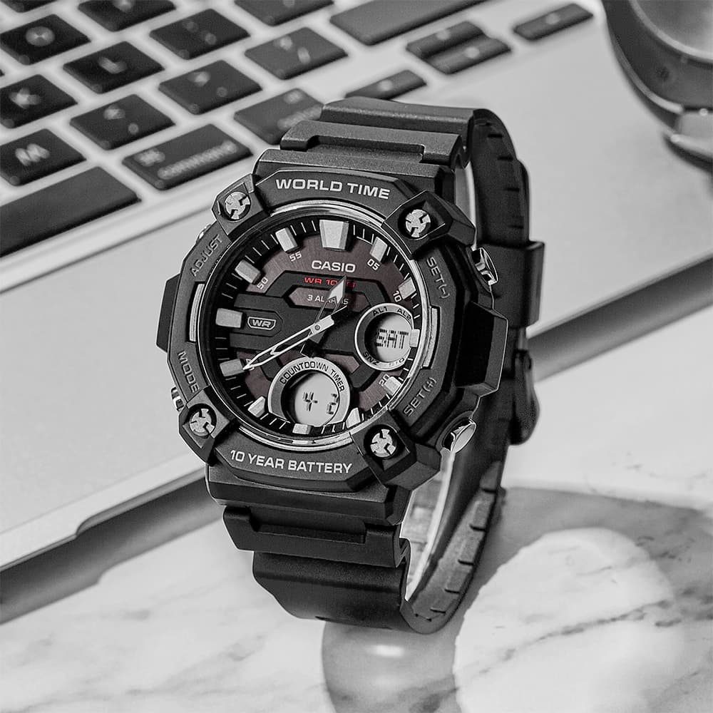 ساعت مچی casio کاسیو مدل AEQ-120W-1A — تصویر ۷
