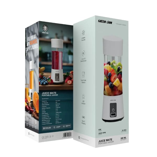 بلندر قابل حمل 380 میلی لیتری گرین لاین Juice Mate Portable blender 380mL