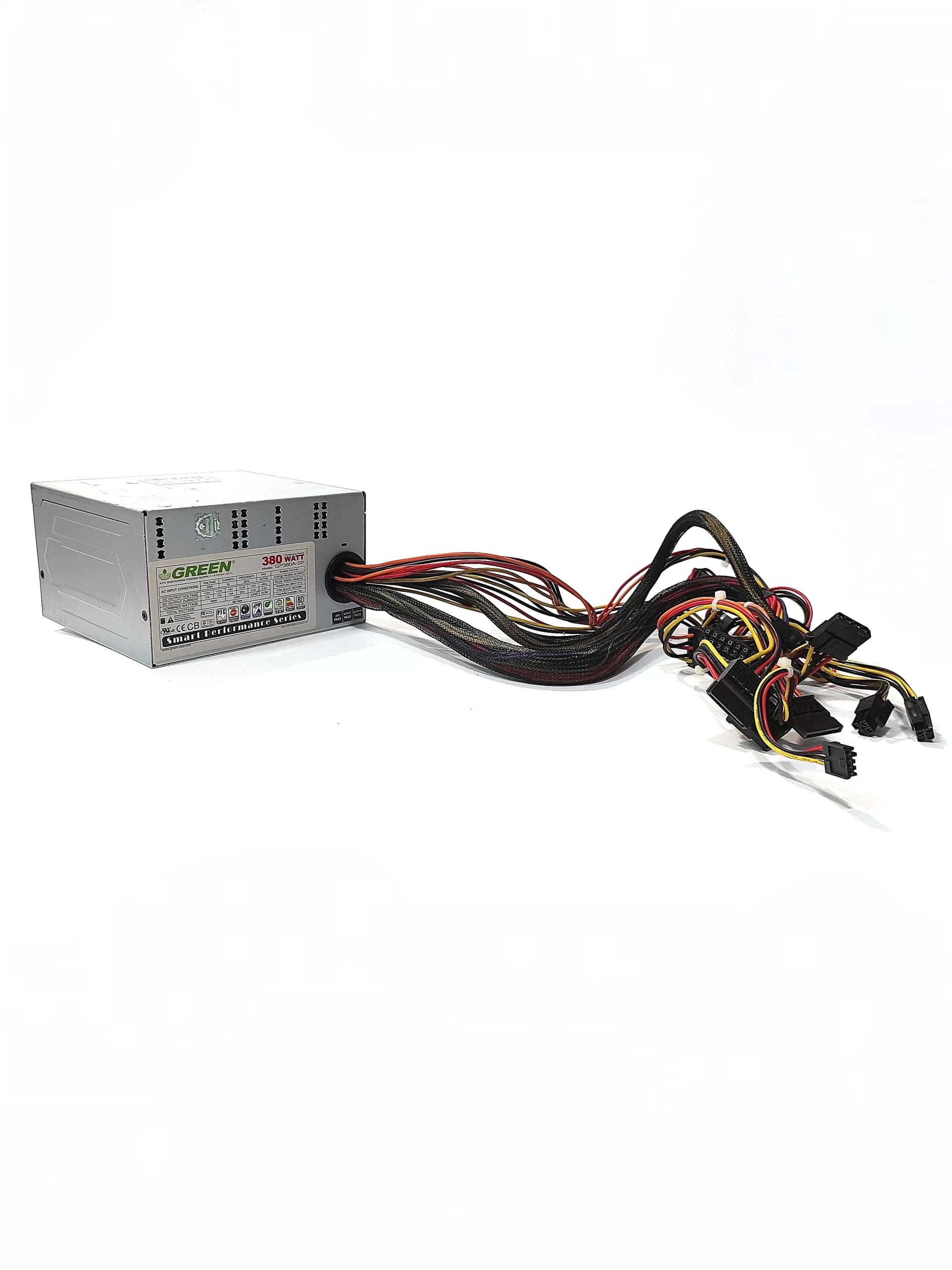 پاور 380w گرین مدل 80Plus-GP380A-SP غیر ماژولار (استوک)
