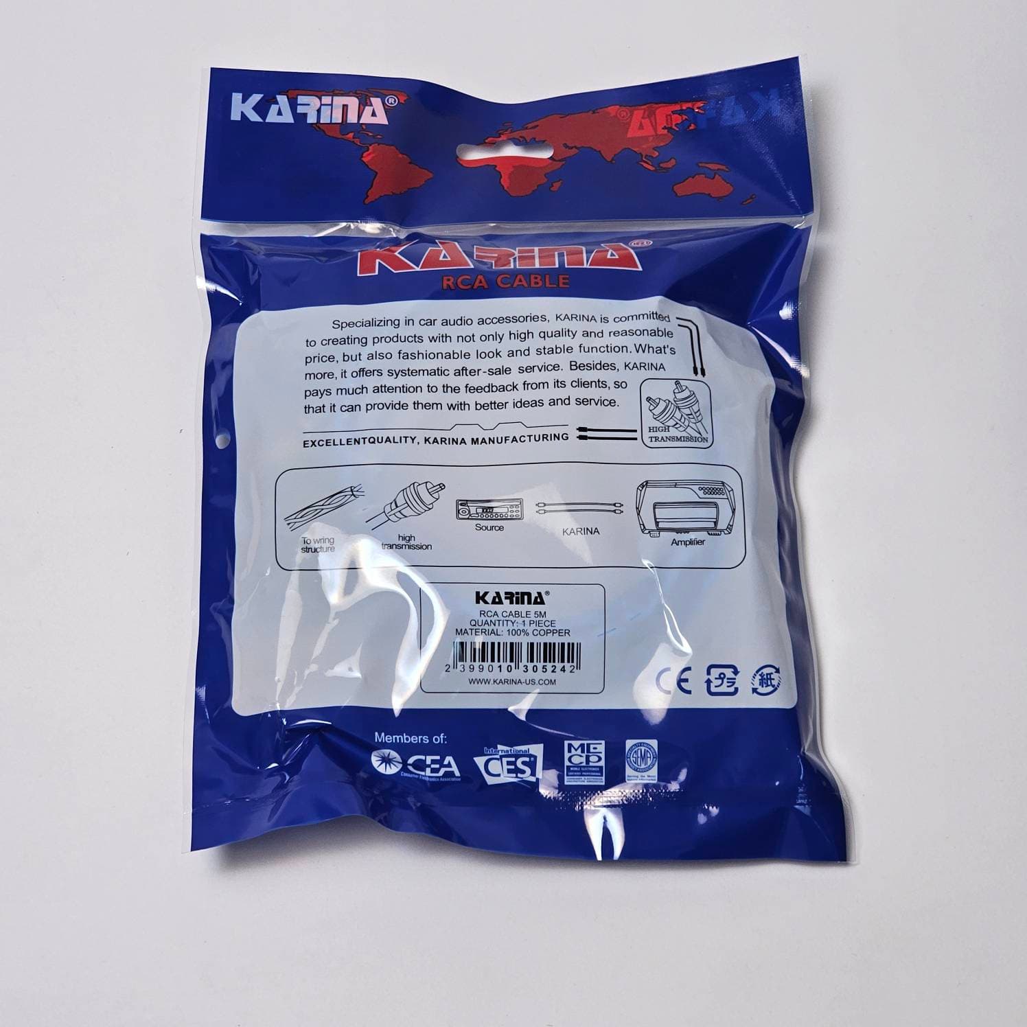 کابل RCA کارینا مدل RCA-222 — تصویر ۴