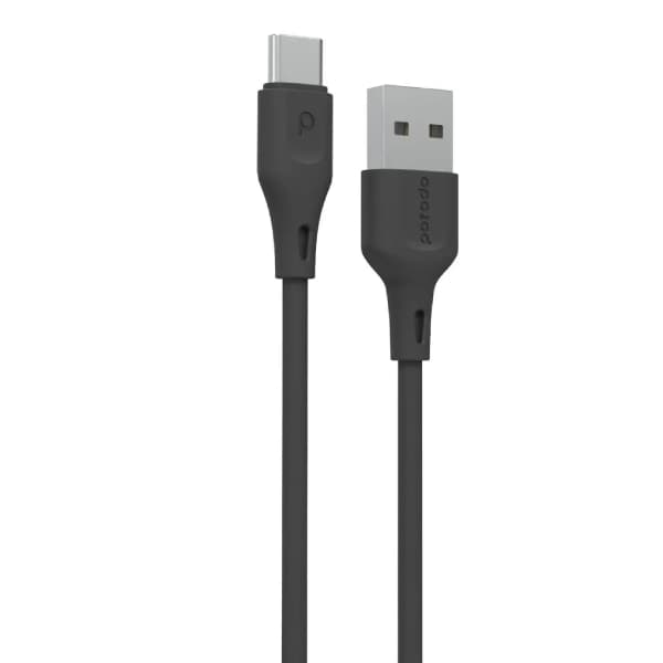 کابل Type-C پرودو PVC – با شدت جریان 3 آمپر Porodo PVC Type-C Cable 3A