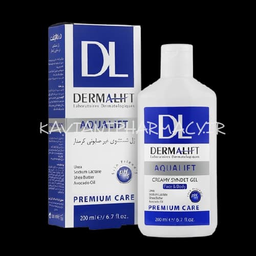 ژل شستشوی غیر صابونی کرمدار آکوالیفت درمالیفت — تصویر ۵
