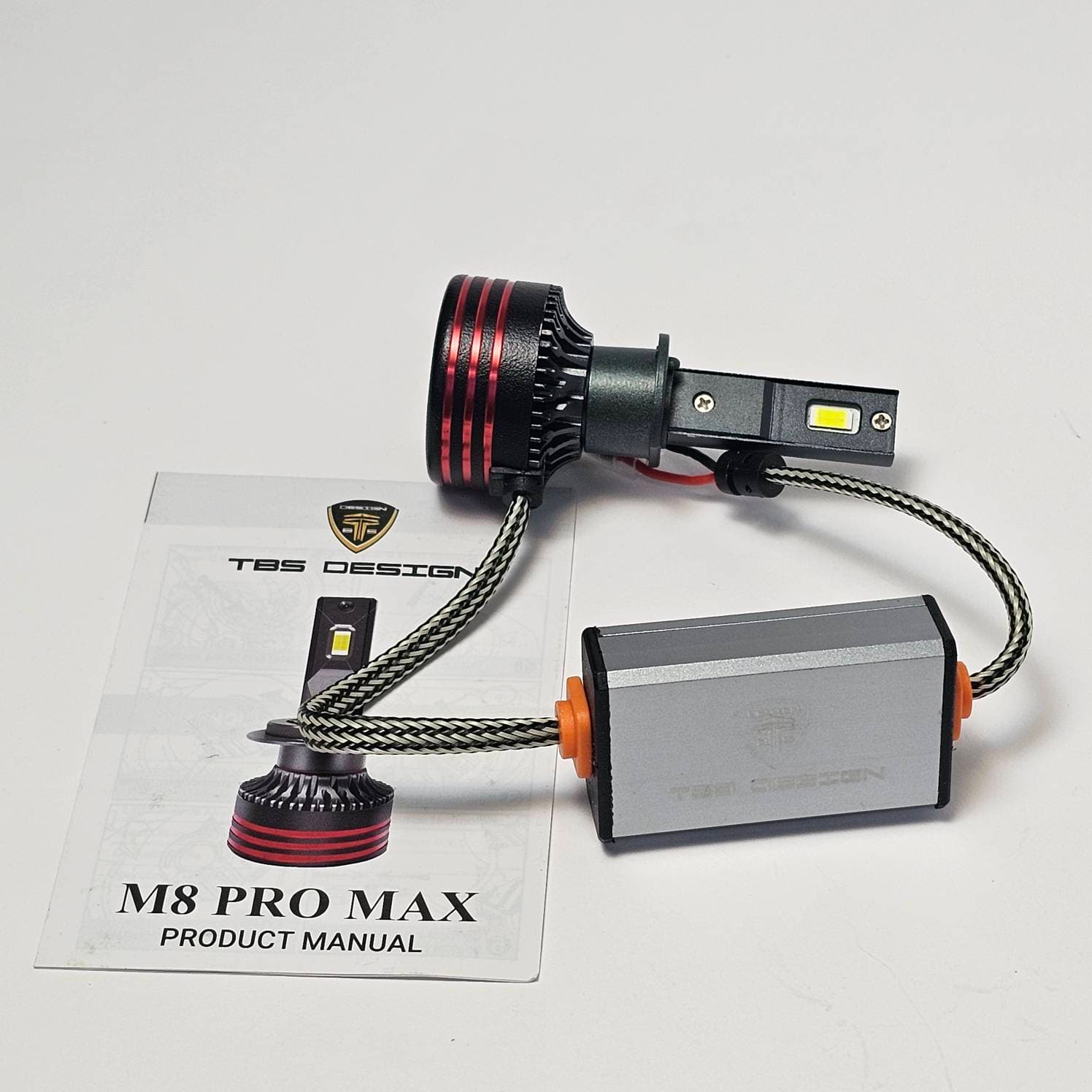 هدلایت TBS مدل M8 Pro Max (پایه H4,H7,H1) 15000 لومن 150W — تصویر ۶