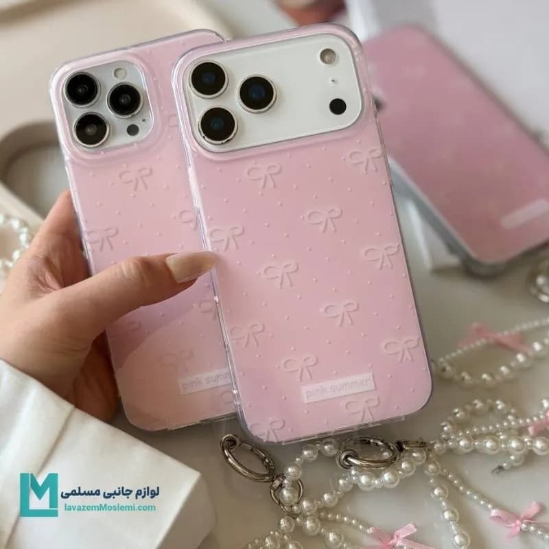 قاب گوشی دخترانه پینک سامر کد C3832 | لوازم جانبی مسلمی — تصویر ۴