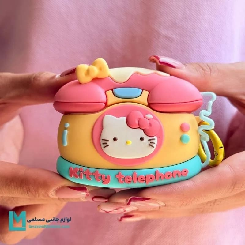 کاور ایرپاد سیلیکونی طرح تلفن هلو کیتی کد C3826 | لوازم جانبی مسلمی — تصویر ۲