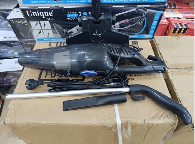 جاروبرقی عصایی 2 کاره یونیک مکس مدل UM-993 با توان 1000 وات و مکش قدرتمند — تصویر ۲