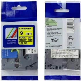 برچسب لیبل زن برادر 9 میلیمتر TZ2-621 — تصویر ۲