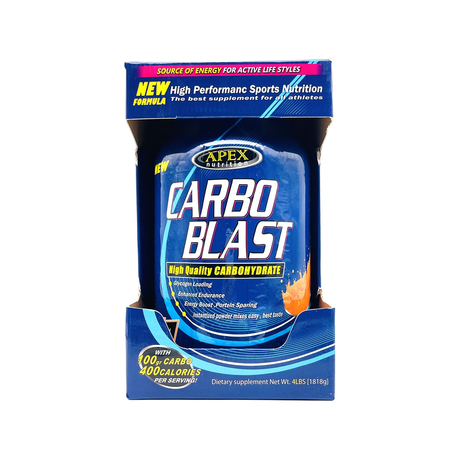 کربوهیدرات خالص کربو بلاست اپکس | APEX CARBO BLAST High Quality Carbohydrate — تصویر ۹