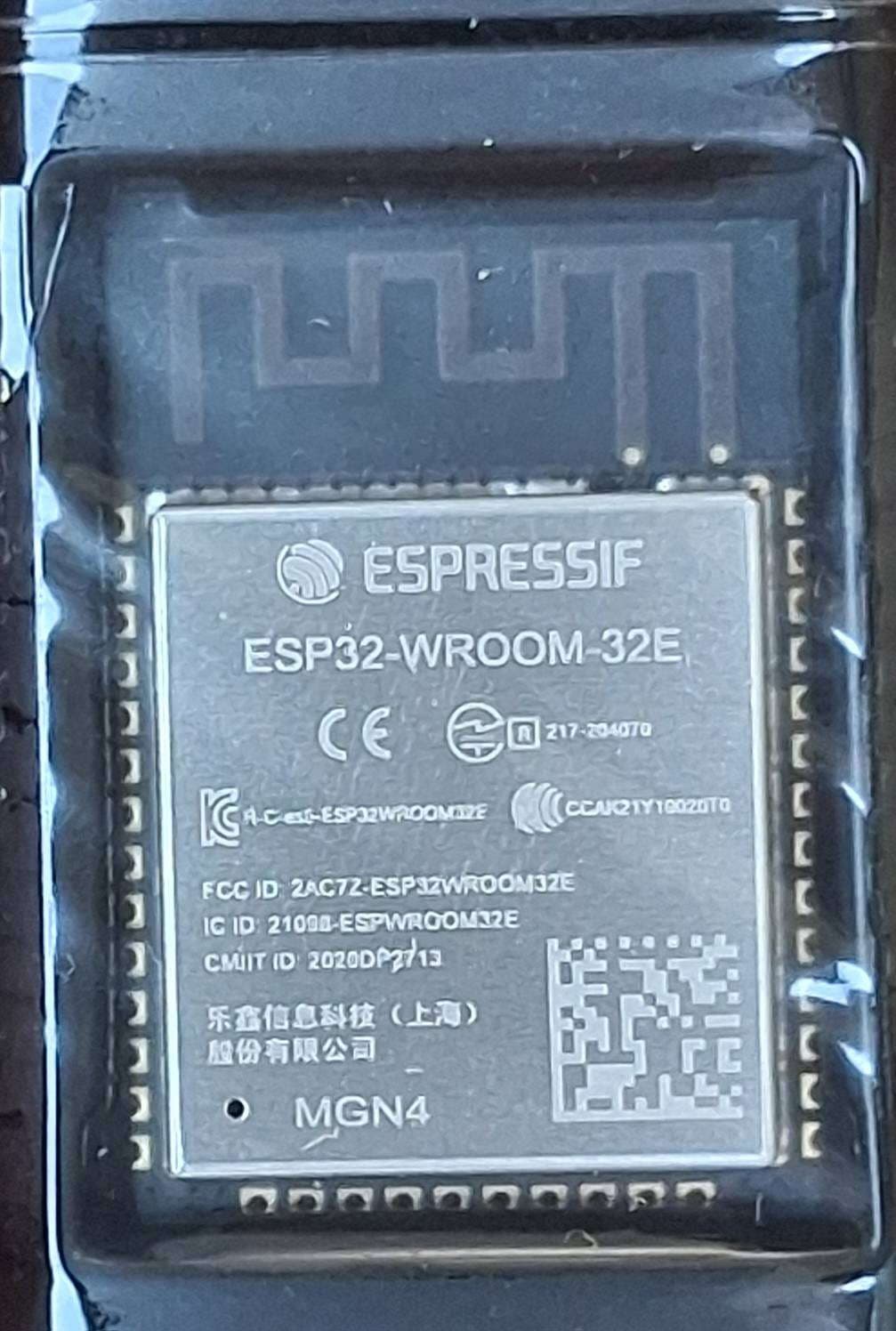 ماژول ESP32-WROOM-32E-N4 Espressif با حافظه فلش 4MB — تصویر ۲