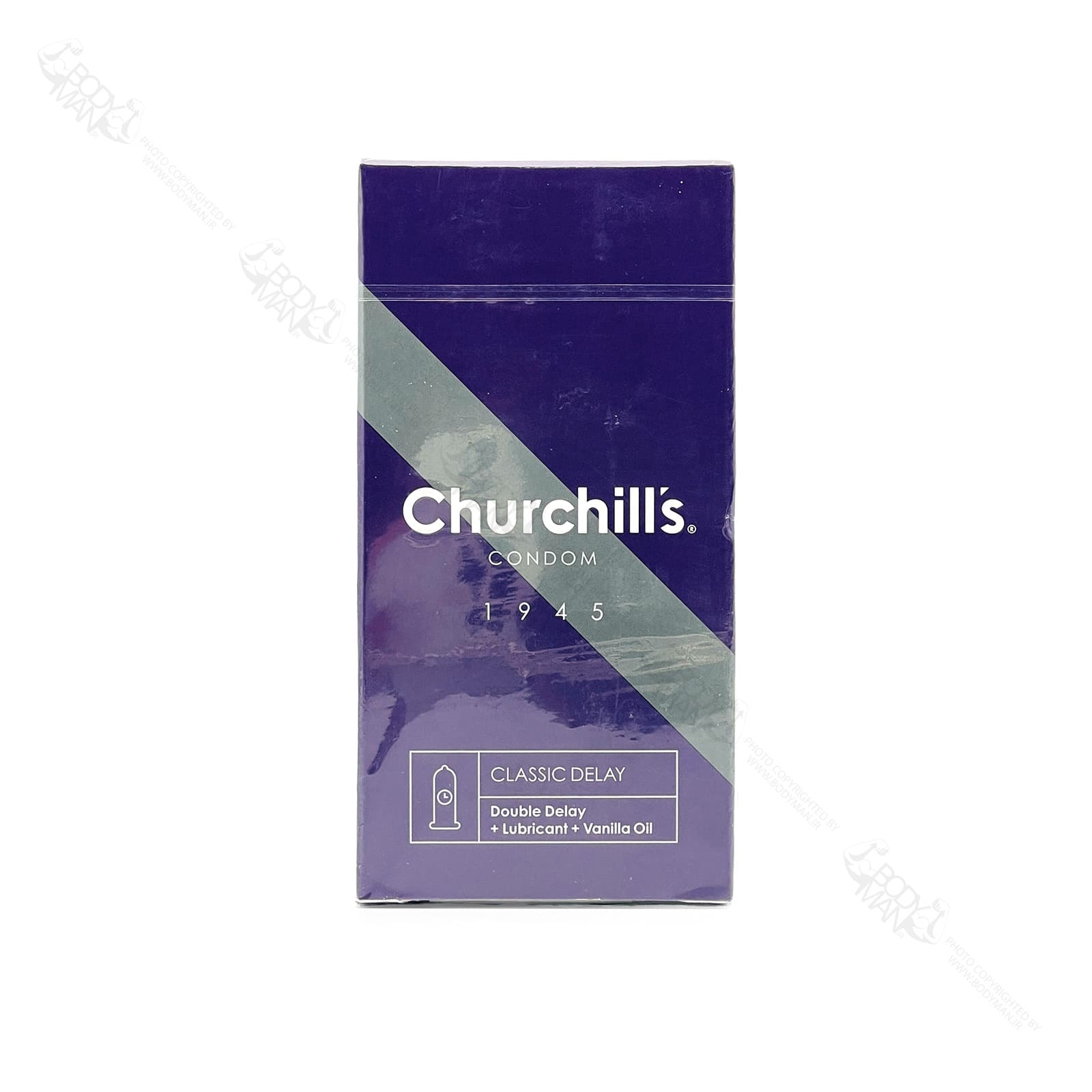 کاندوم کلاسیک تاخیری مضاعف چرچیلز | Churchill’s CLASSIC DELAY CONDOM — تصویر ۳