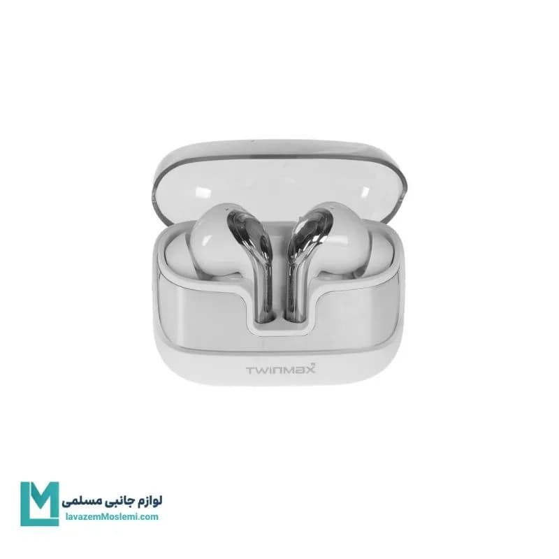 هندزفری بی سیم TwinMax مدل MA-24 ANC – نقره ای کد EV1054 | لوازم جانبی مسلمی — تصویر ۲