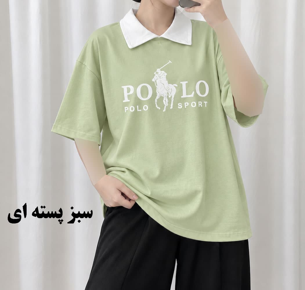 تیشرت باکسی پولوشرت کد 2219 — تصویر ۹