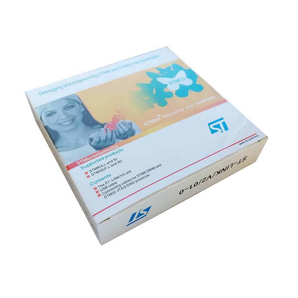 پروگرامر و دیباگر ST-LINK V2 مخصوص تراشه های STM8 و STM32 — تصویر ۲