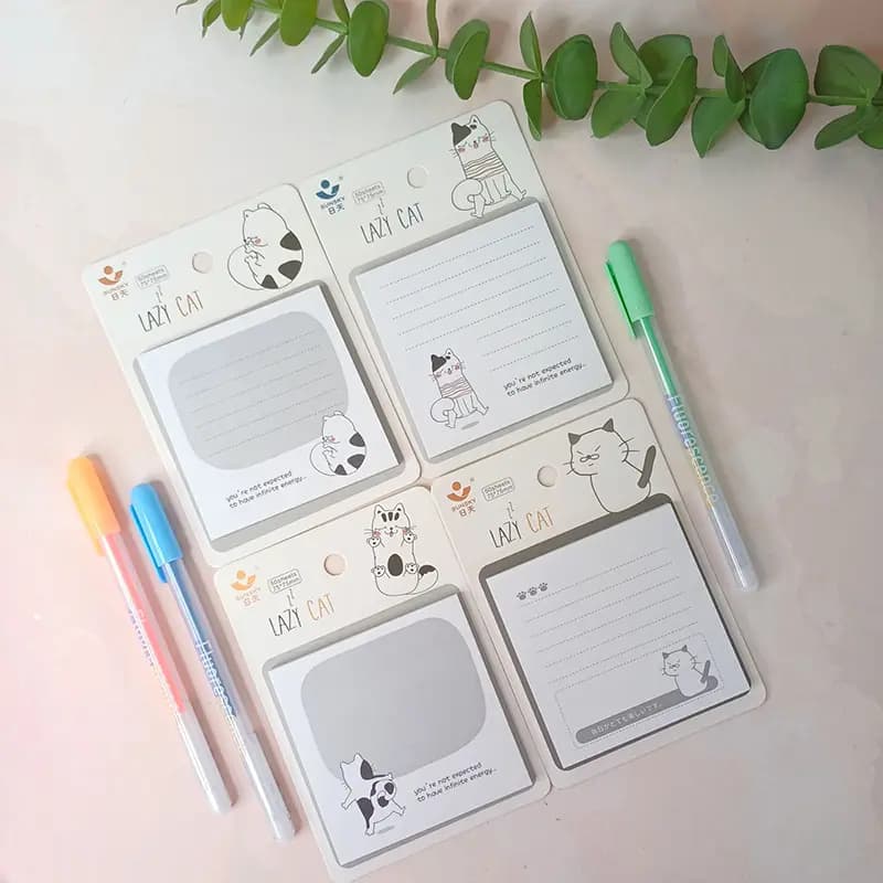 استیک نوت گربه 4 عددی