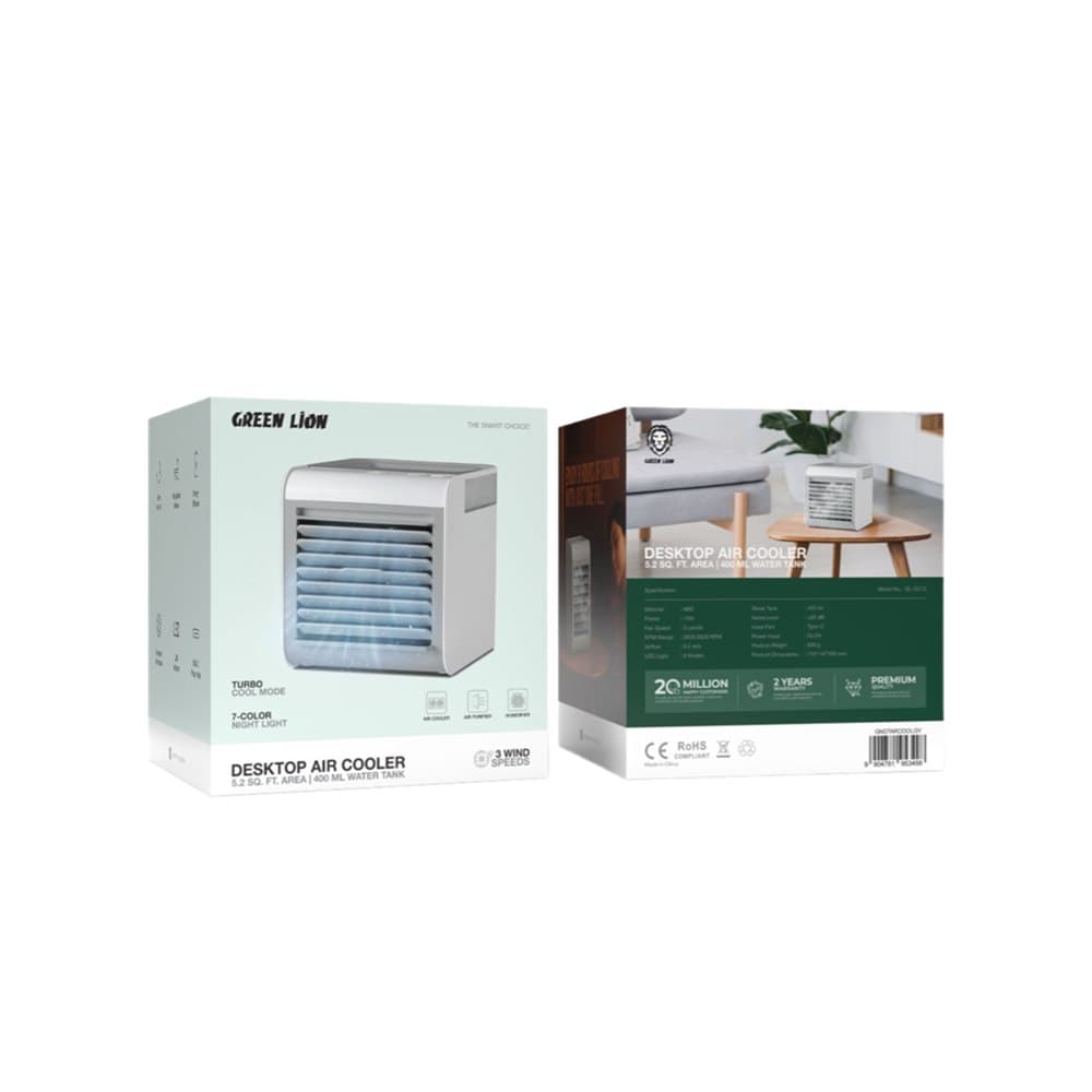 کولر آبی رومیزی 400 میلیلیتری گرین Green Lion Desktop Air Cooler 400mL — تصویر ۴