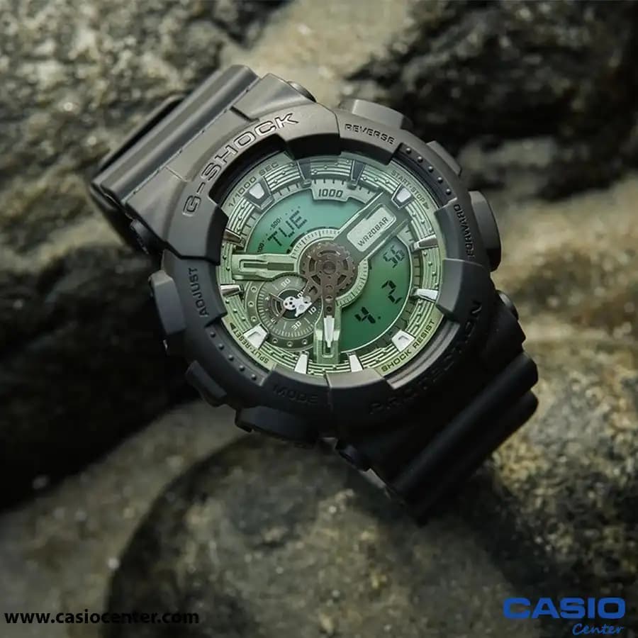 ساعت مچی مردانه کاسیو جی شاک اصل مدل GA-110CD-1A3DR — تصویر ۱۰