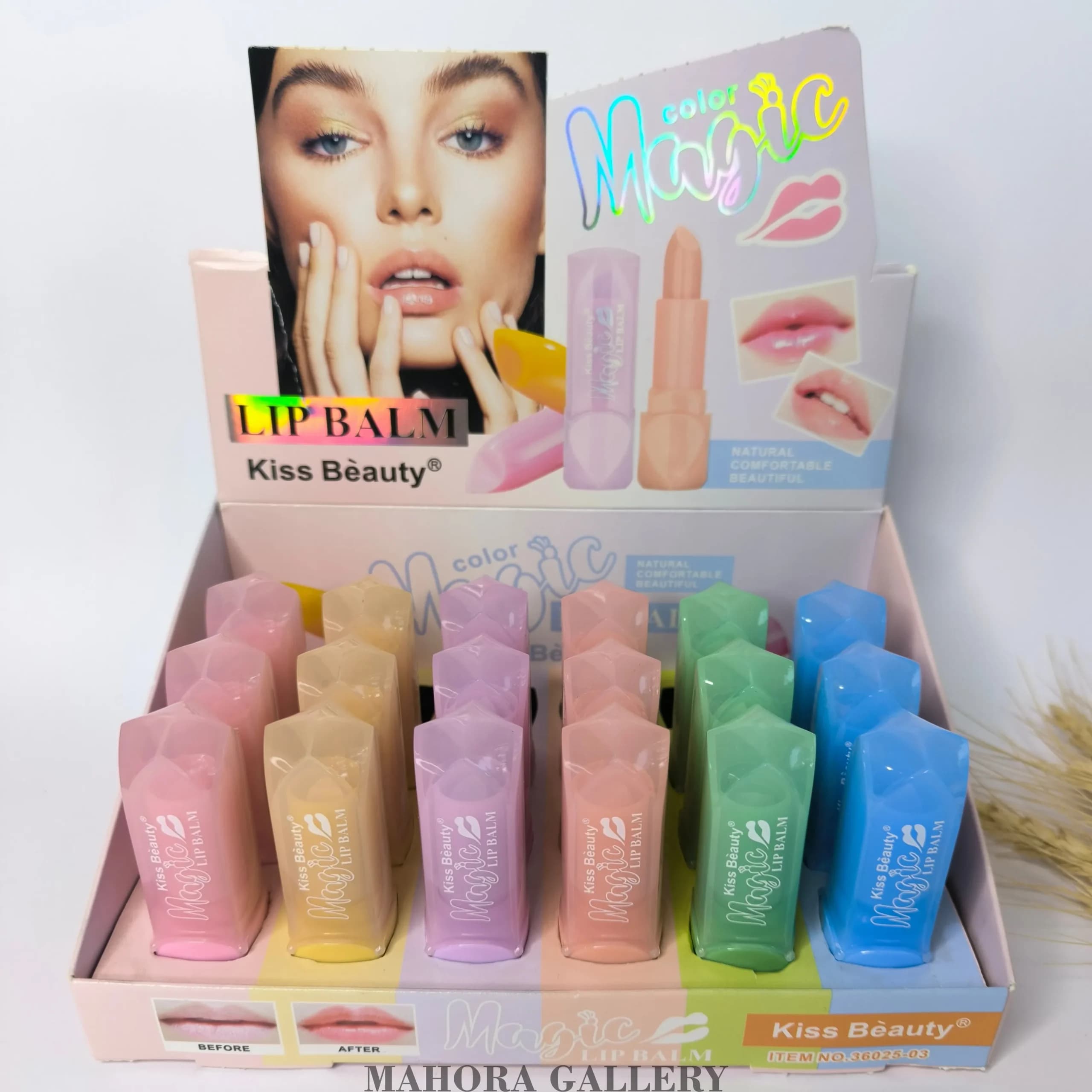 بالم لب حرارتی کیس بیوتی Kiss Beauty — تصویر ۵