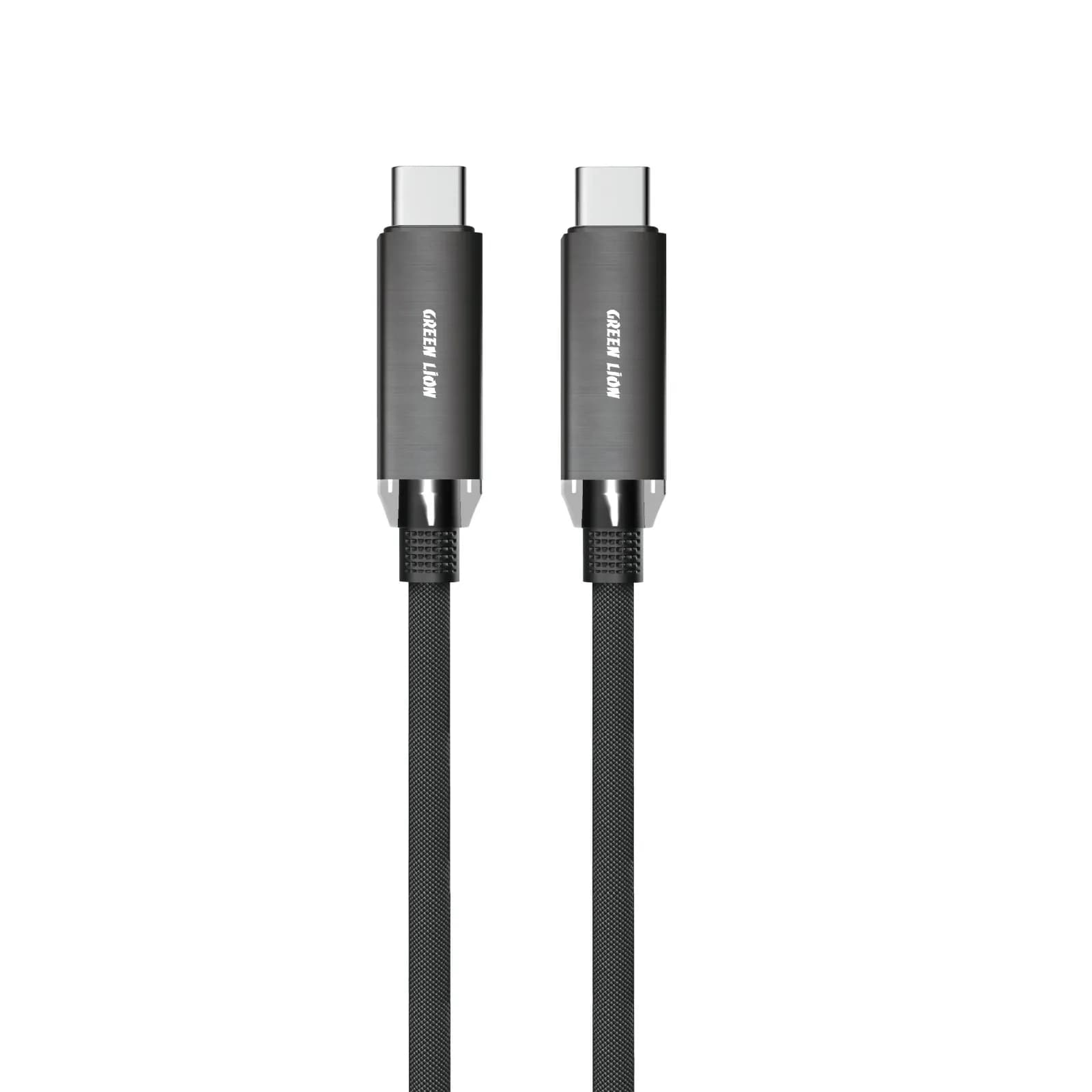 کابل تبدیل بافته شده Type-C به Type-C گرین لاین 1m — تصویر ۲
