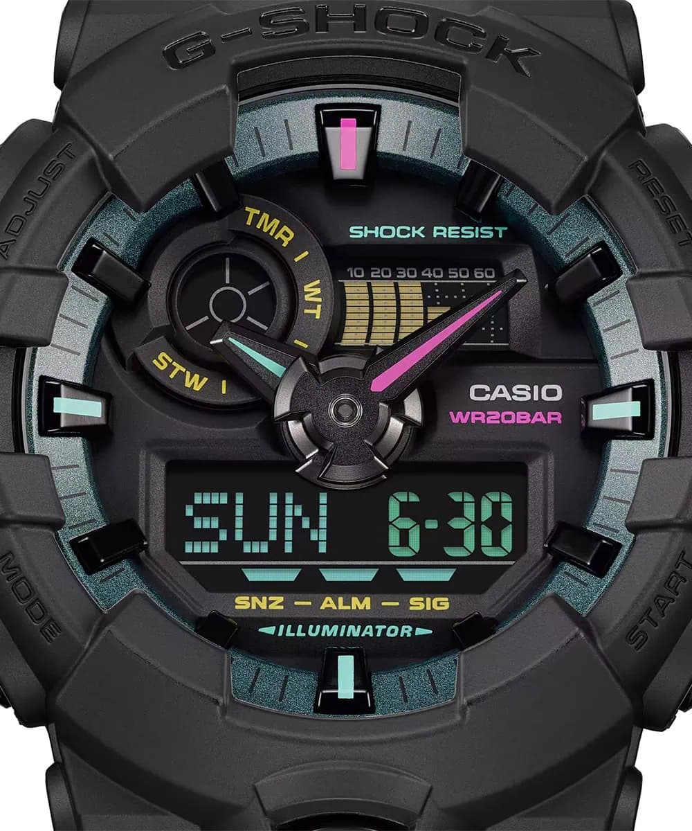 ساعت مچی مردانه کاسیو جی شاک اصل مدل GA-700MF-1ADR — تصویر ۱۲