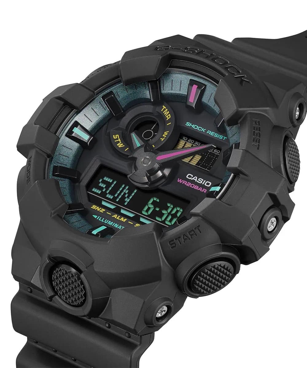 ساعت مچی مردانه کاسیو جی شاک اصل مدل GA-700MF-1ADR — تصویر ۱۰