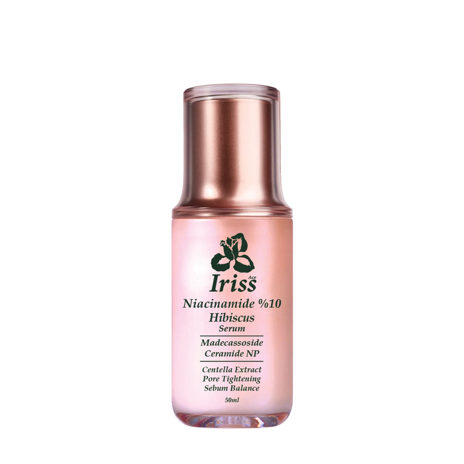 سرم کوچک‌کننده منافذ پوست آیریس آس مدل Niacinamide Hibiscus مناسب برای انواع پوست حجم 50 میلی‌لیتر — تصویر ۴