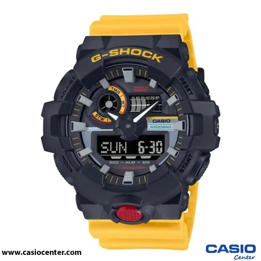 ساعت مچی مردانه کاسیو جی شاک اصل مدل GA-700MT-1A9DR — تصویر ۲