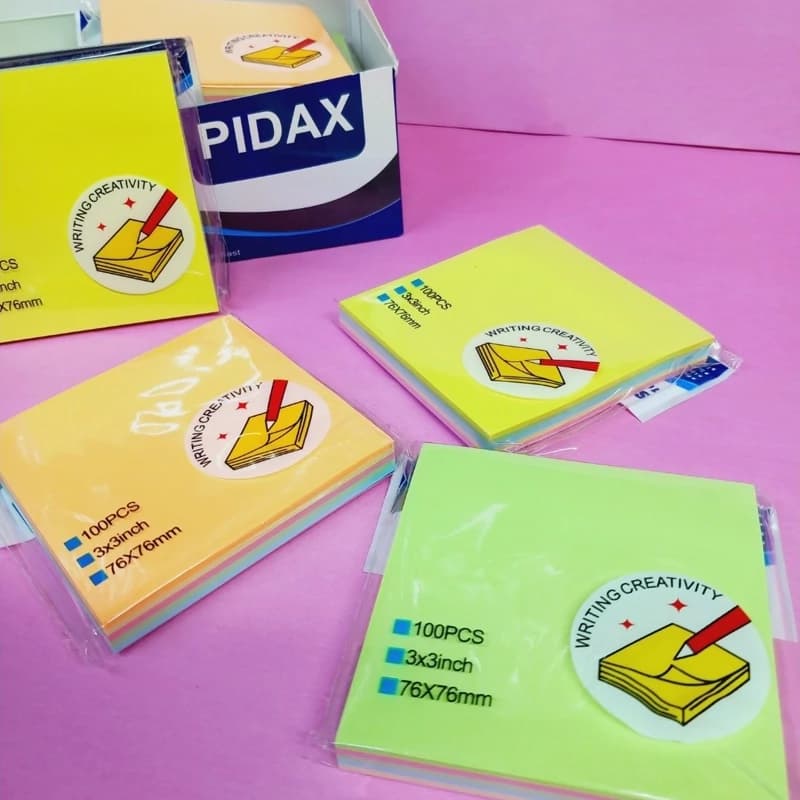 استیک نوت رنگی سایز 76*76 میلیمتر