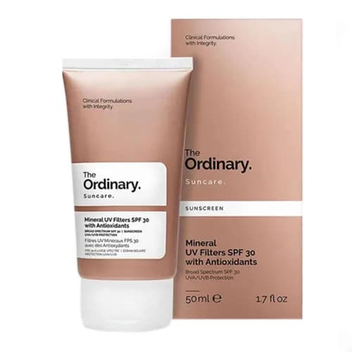 کرم ضد آفتاب مدل مینرال SPF 30 حاوی آنتی اکسیدان حجم 50 میل